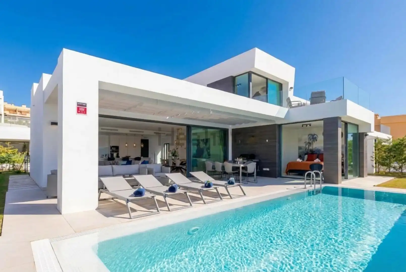 Terraza de Casa o chalet en venta en Marbella con Aire acondicionado, Jardín privado y Terraza