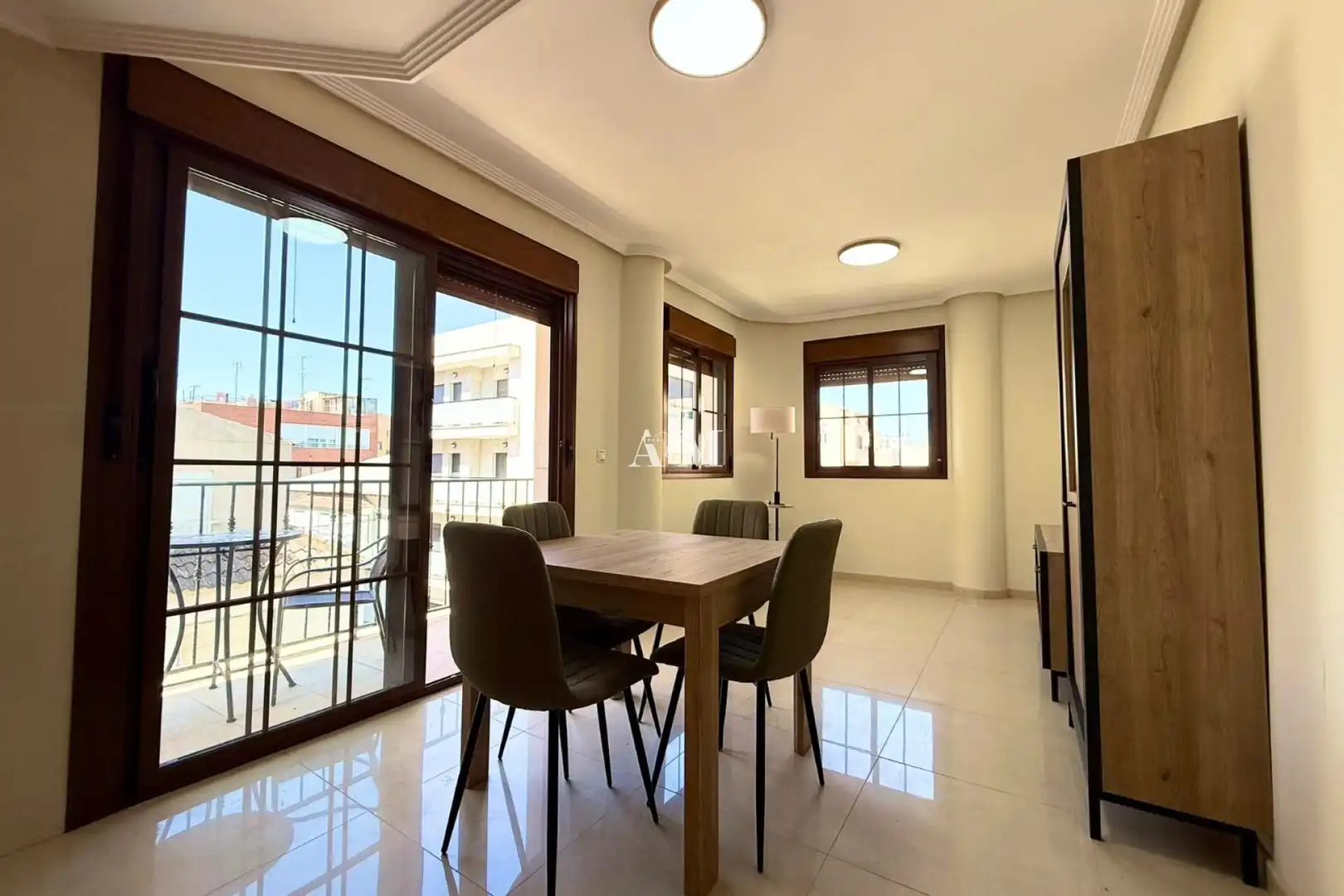 Dining room of Flat for rent in Almoradí  with Air Conditioner, Heating and Terrace