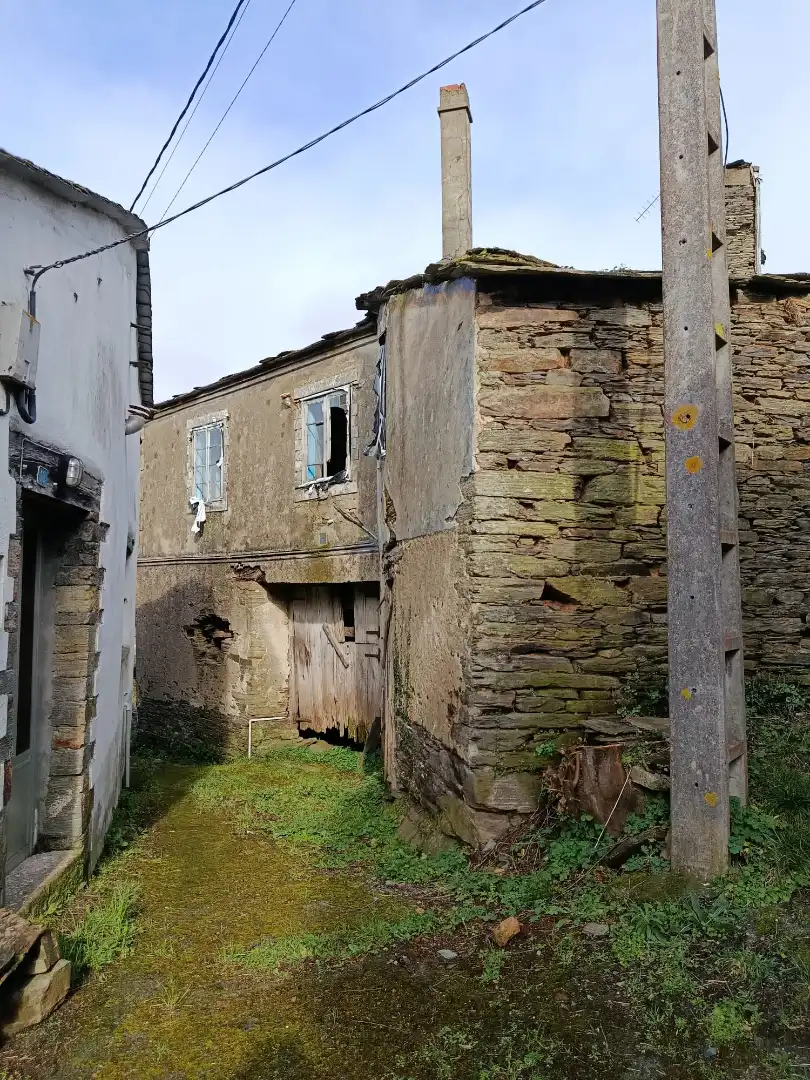 Vista exterior de Finca rústica en venda en A Pontenova   amb Jardí privat, Terrassa i Balcó
