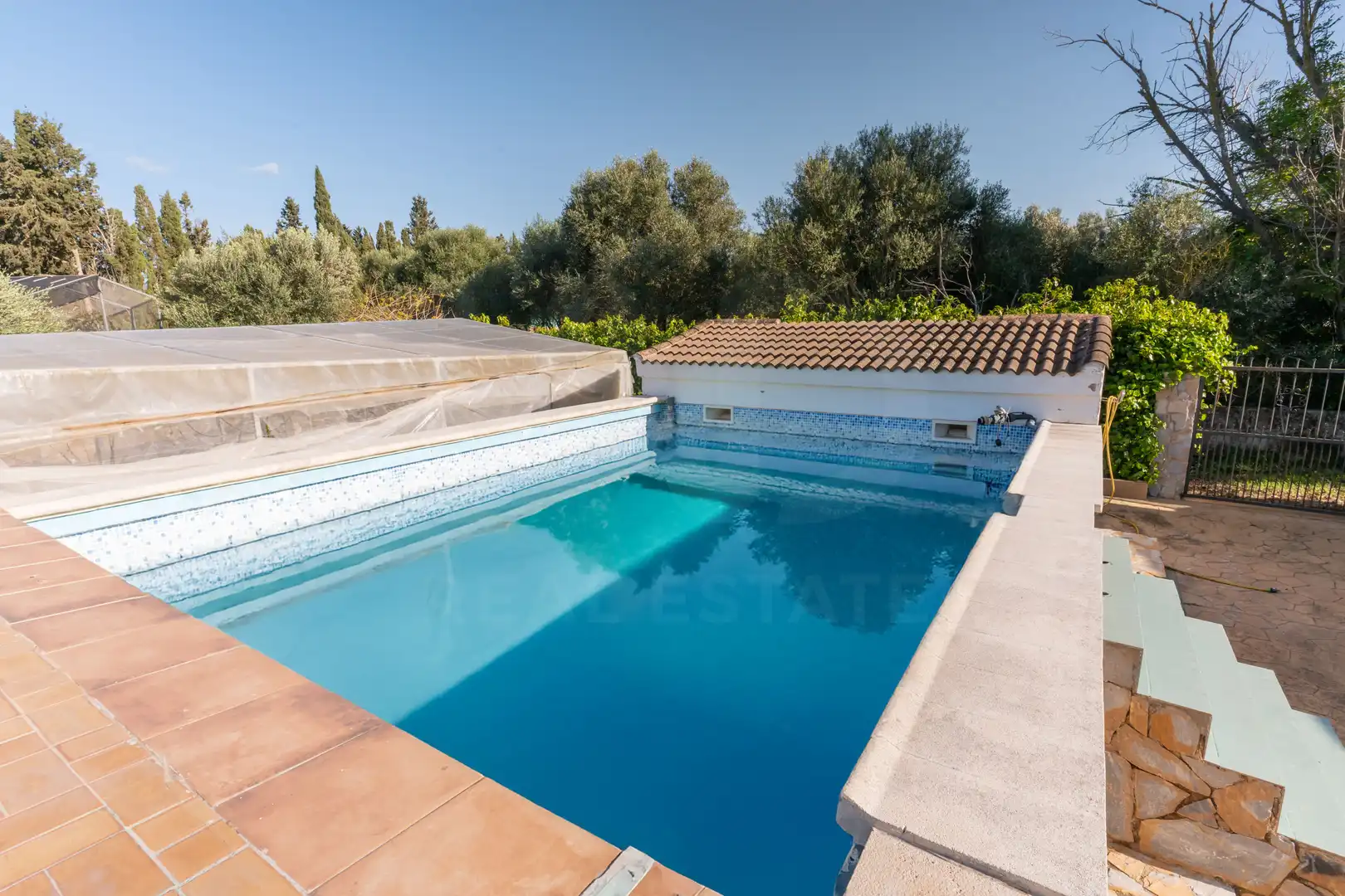 Piscina de Casa o xalet en venda en Santa Eugènia amb Aire condicionat, Calefacció i Terrassa