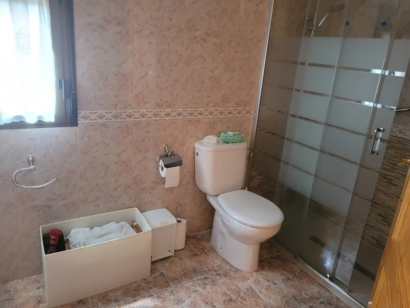 Baño de Finca rústica en venta en Trévago con Calefacción, Terraza y Amueblado