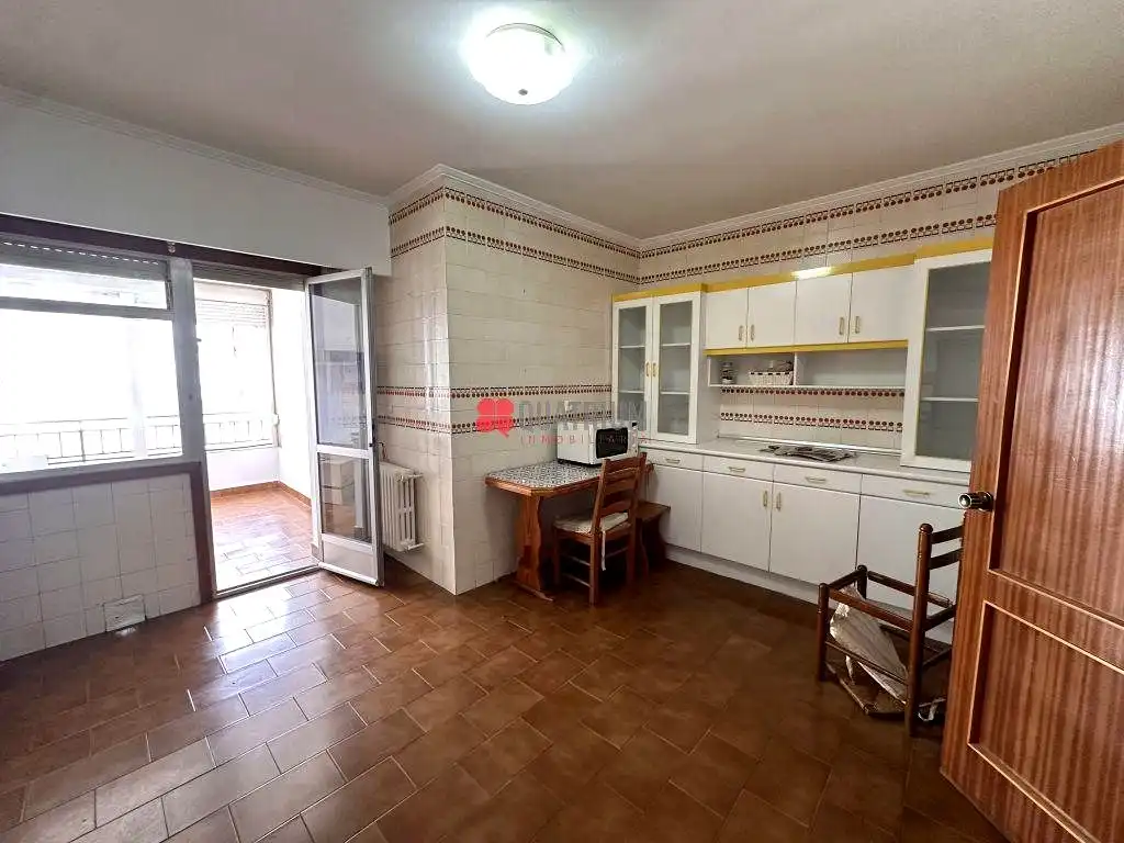 Kitchen of Flat for sale in Ourense Capital   with Heating, Terrace and Storage room