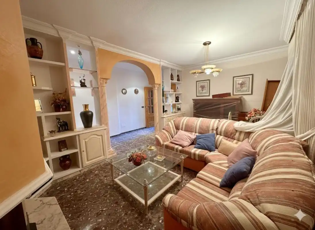 Living room of Country homes for sale in Villanueva del Trabuco  with Air Conditioner, Heating and Private garden