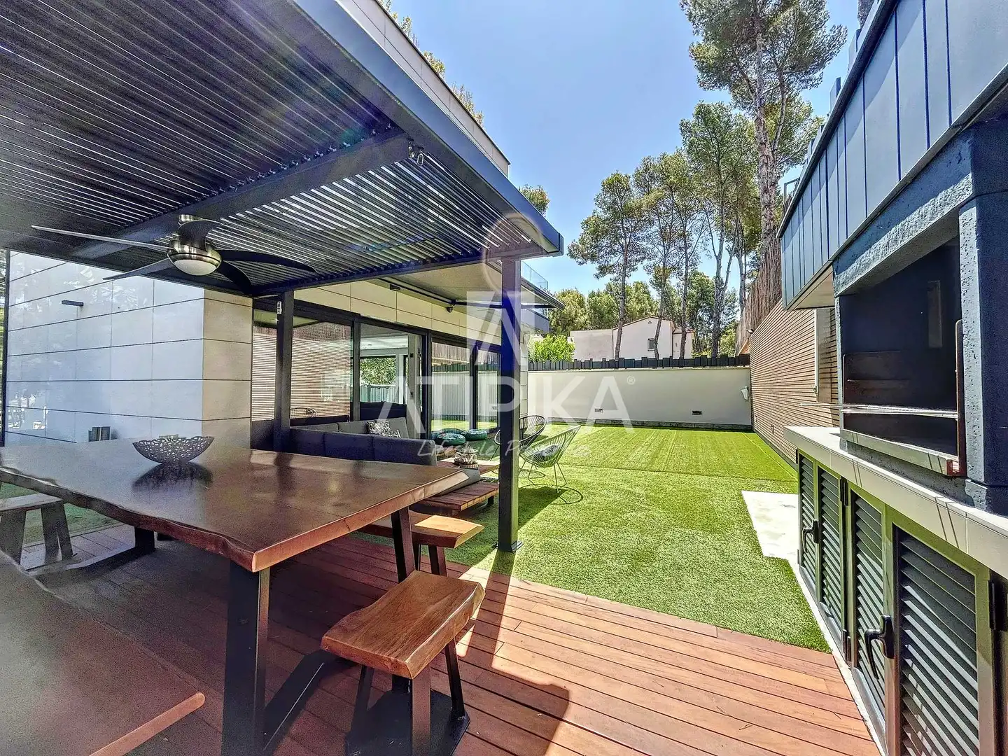 Terrace of Houses for rent in Castelldefels  with Heating, Terrace and Swimming Pool