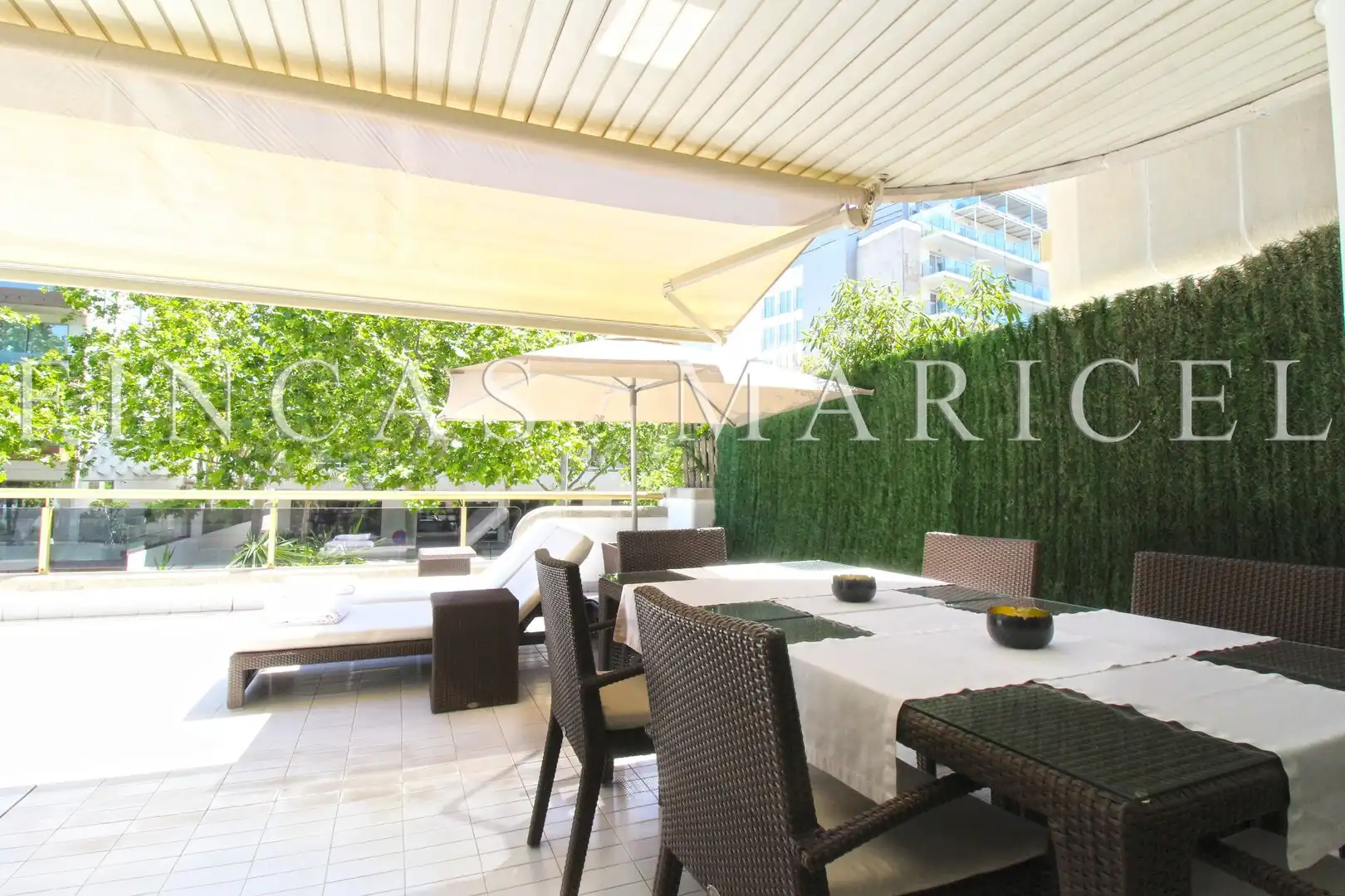 Terrasse von Wohnung zum Verkauf in Sitges mit Klimaanlage, Heizung und Terrasse