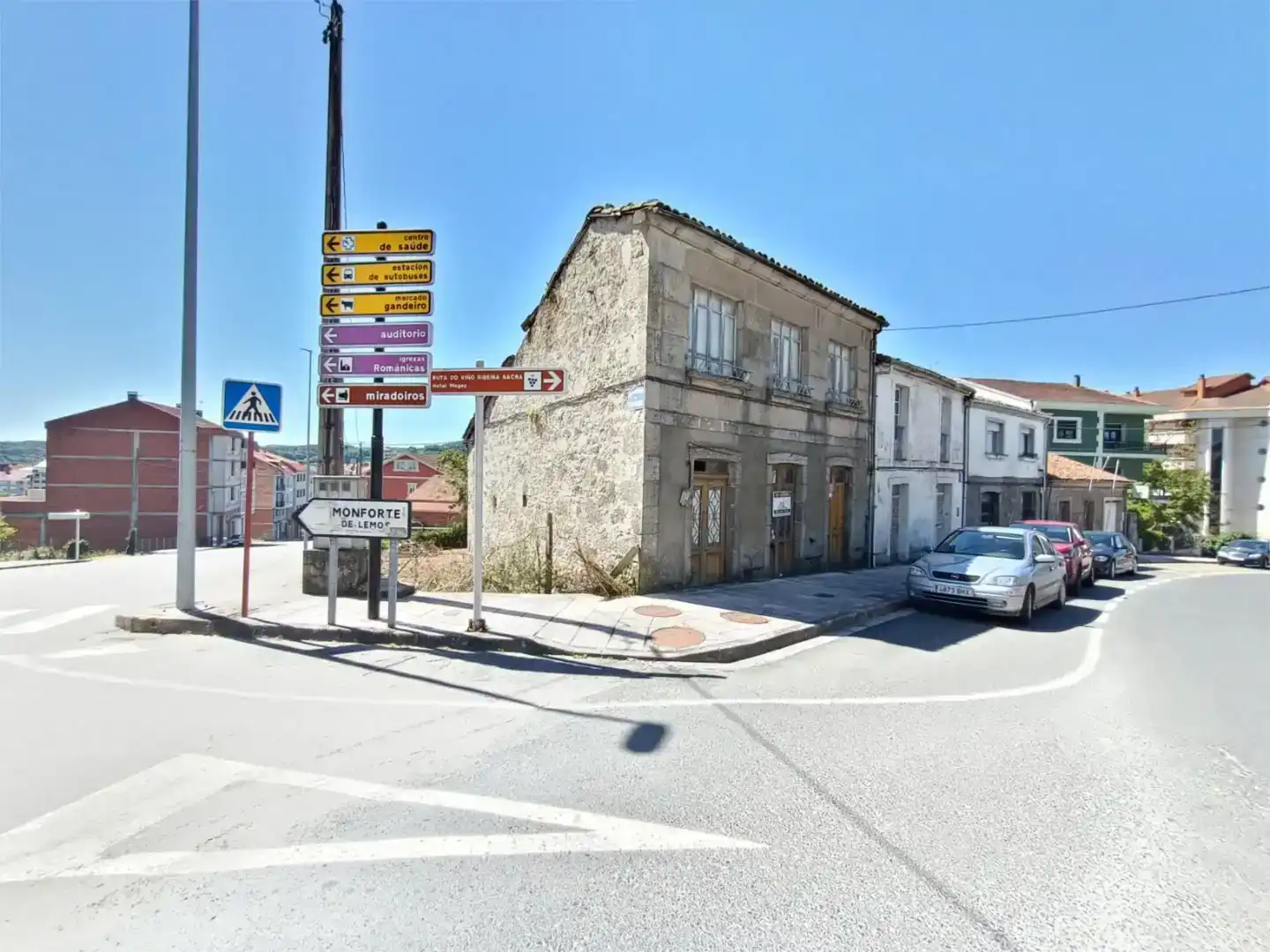 Vista exterior de Casa adosada en venta en Chantada con Jardín privado
