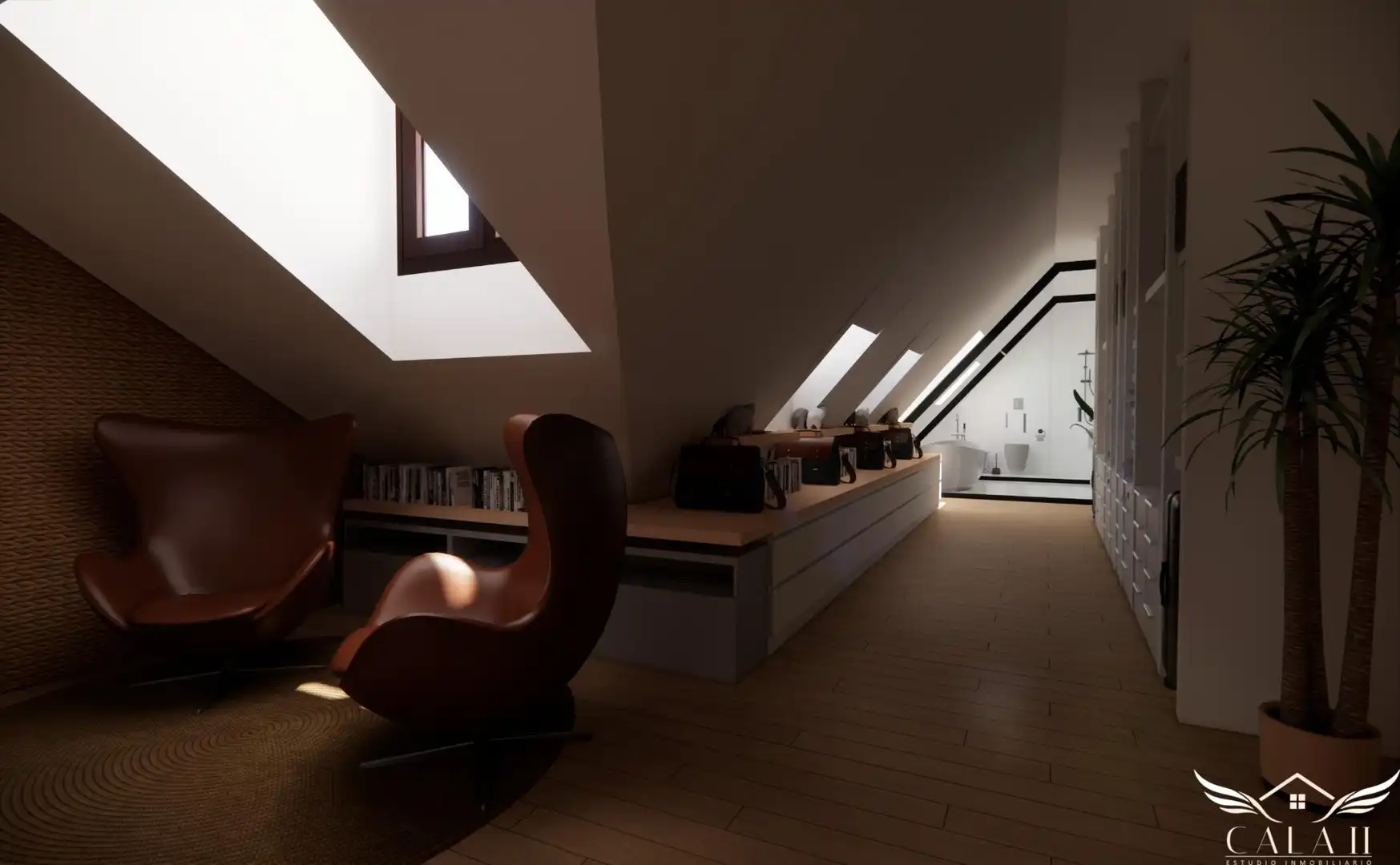 Sala d'estar de Àtic en venda en Huelva amb Aire condicionat i Terrassa