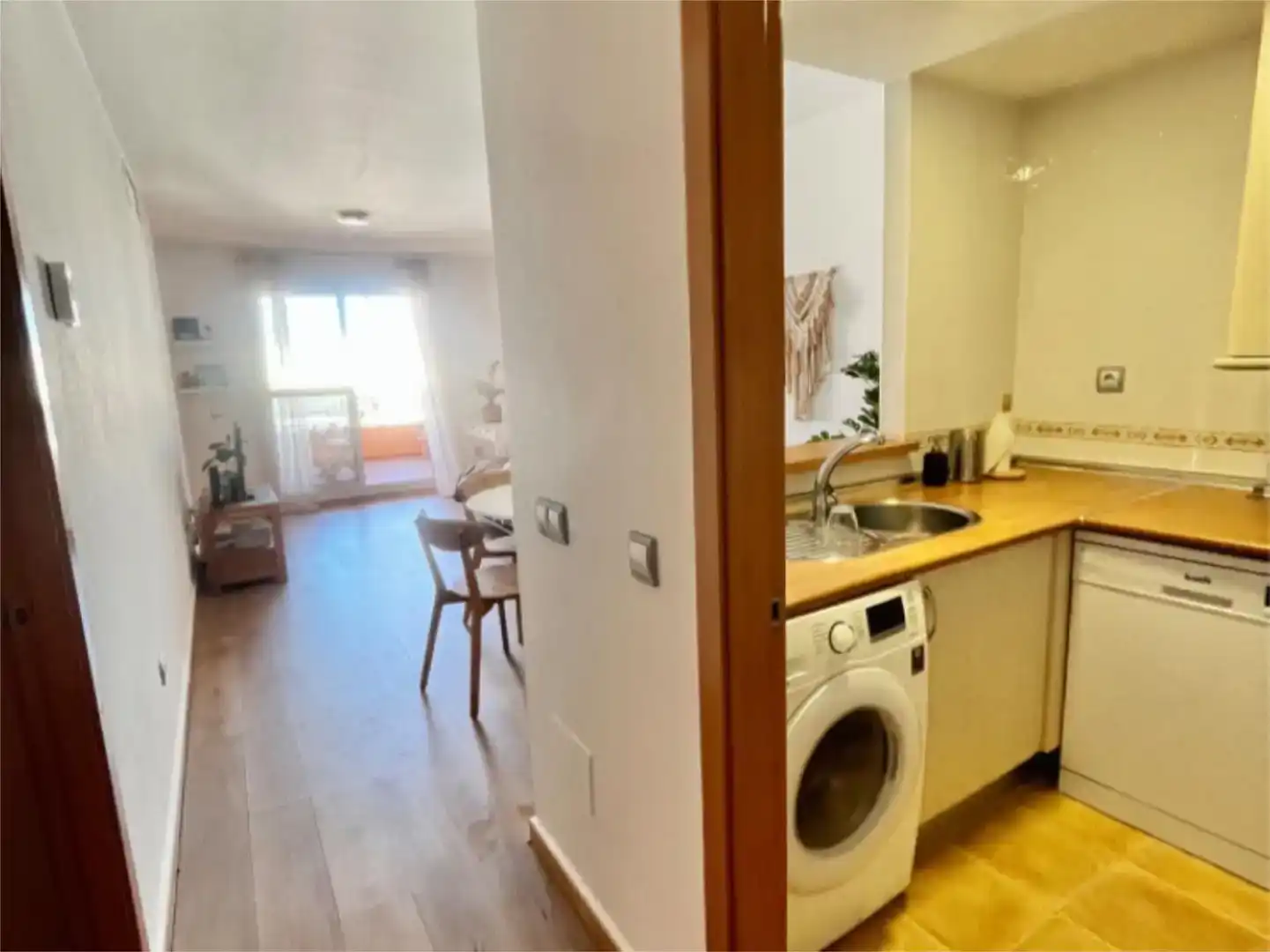 Kitchen of Flat for sale in Mojácar  with Air Conditioner, Private garden and Parquet flooring