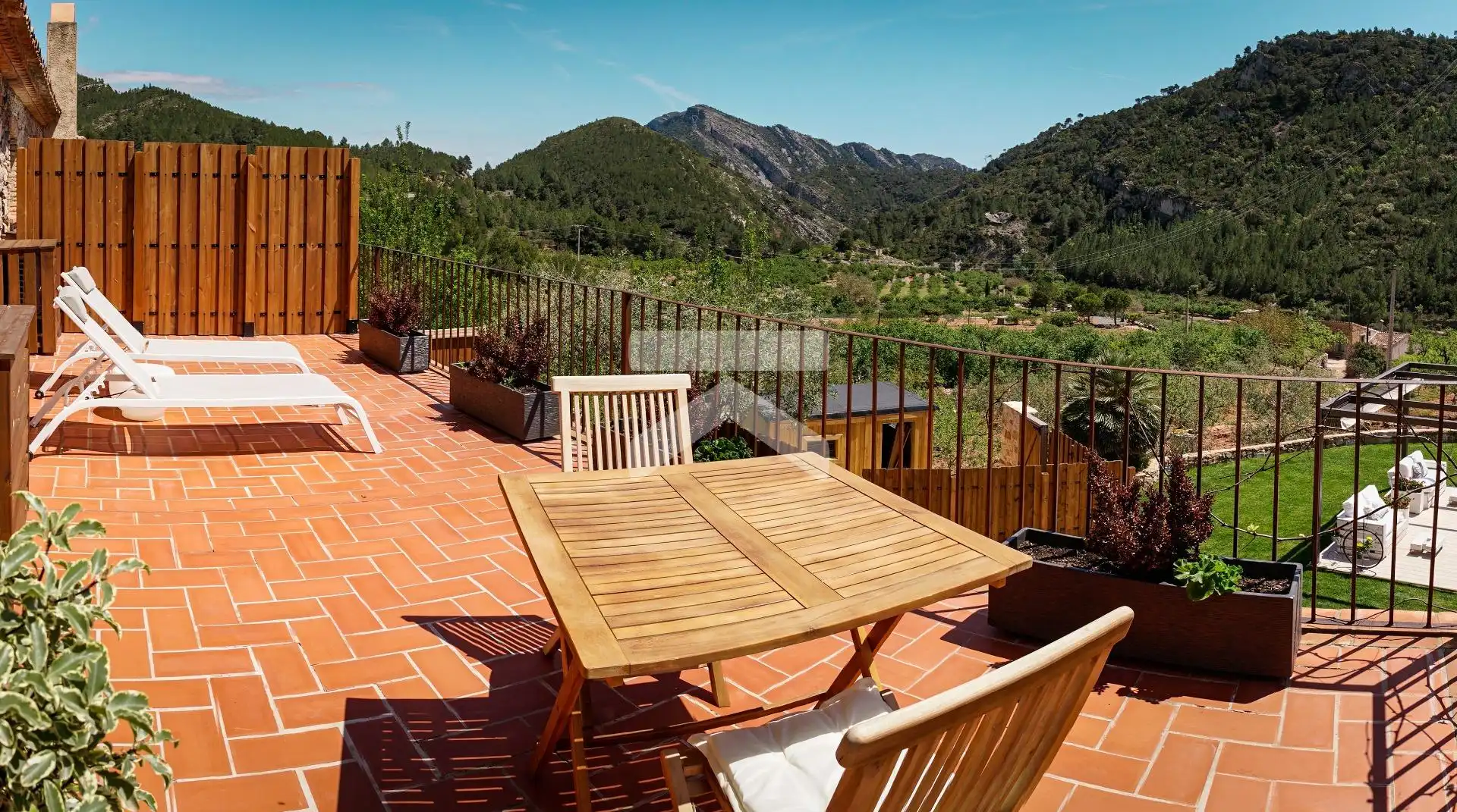 Terraza de Casa o chalet en venta en Colldejou con Aire acondicionado, Calefacción y Jardín privado