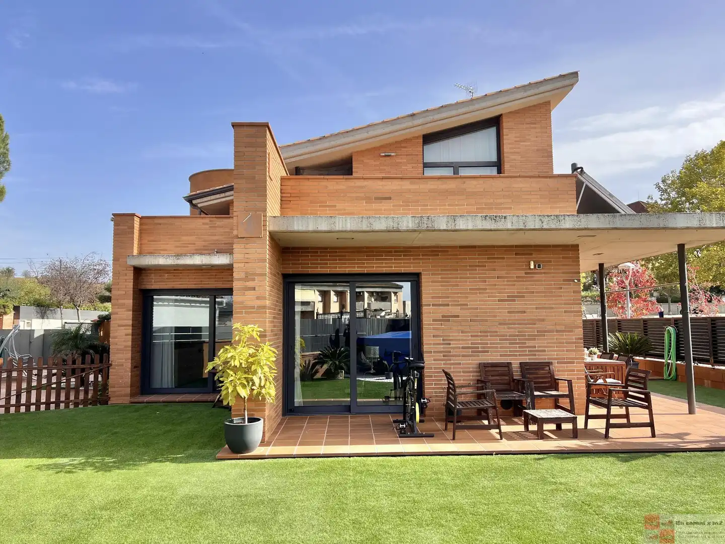 Vista exterior de Casa o xalet en venda en Piera amb Aire condicionat, Calefacció i Terrassa
