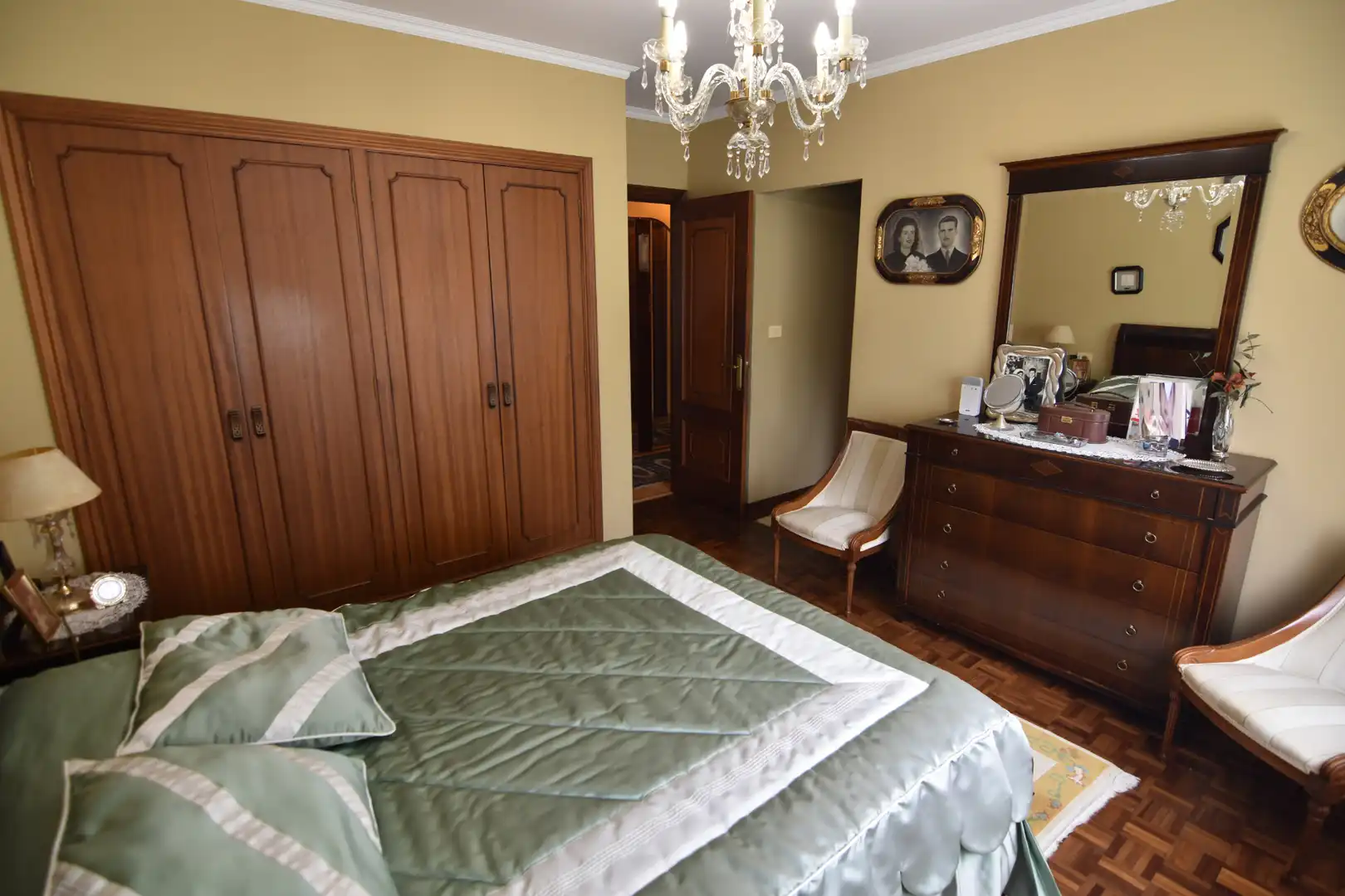 Habitación de Casa o chalet en venta en Oleiros con Calefacción, Jardín privado y Parquet