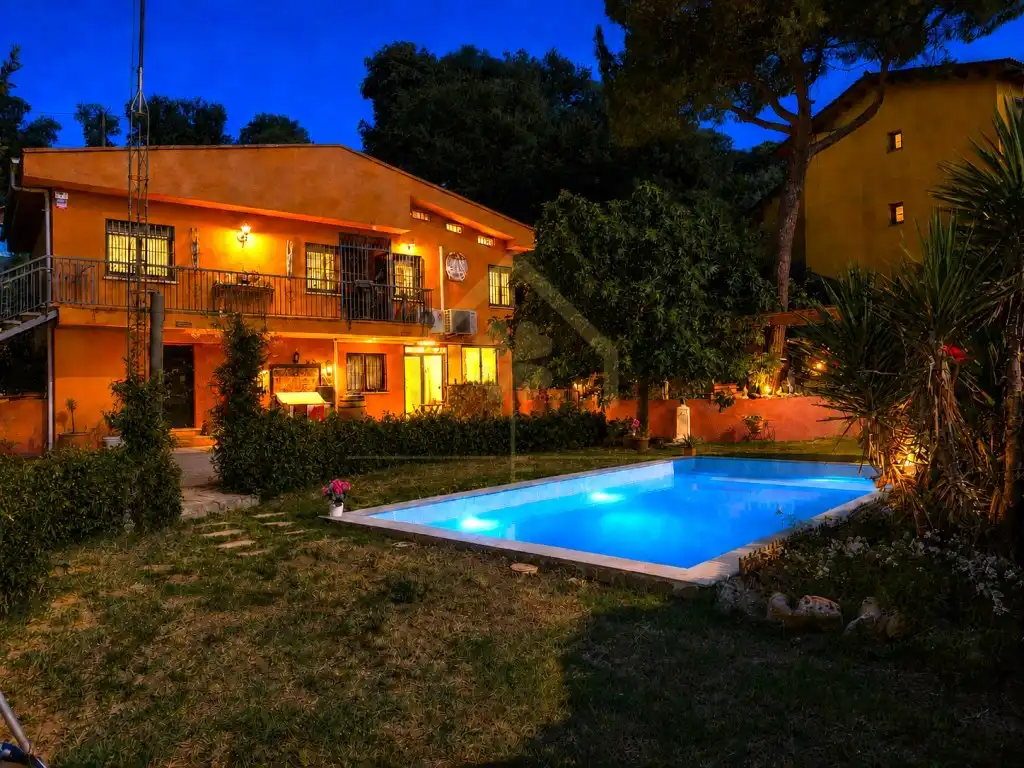 Swimming pool of Houses for sale in Sant Pere de Vilamajor  with Swimming Pool