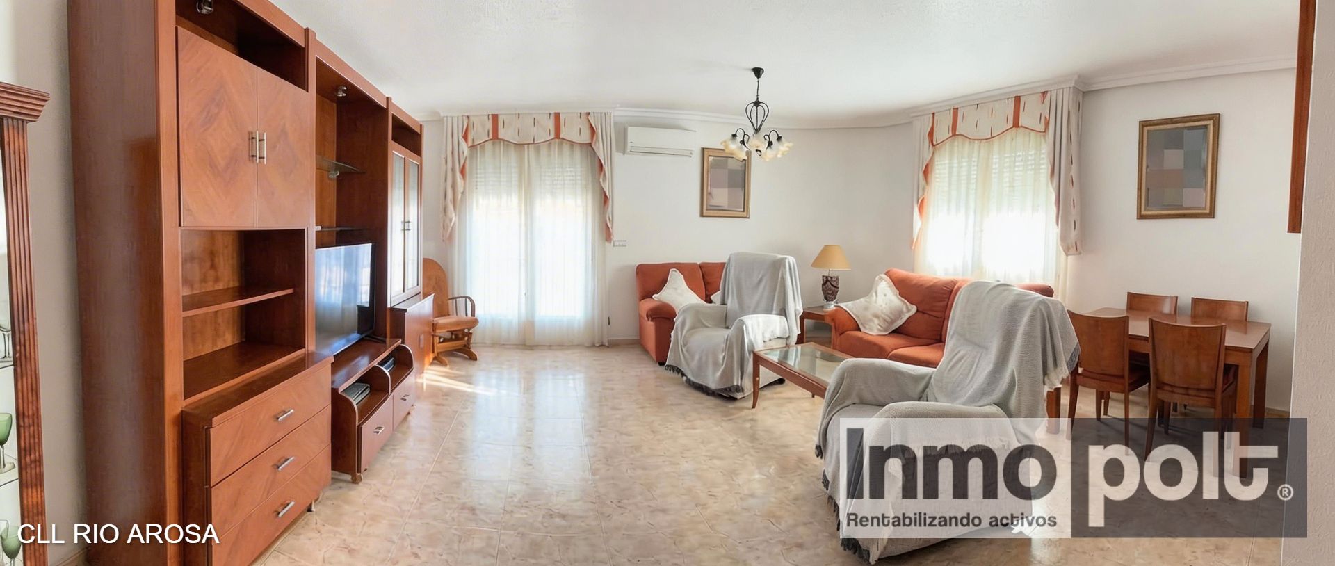 Sala de estar de Piso en venta en Torre-Pacheco con Aire acondicionado, Terraza y Amueblado