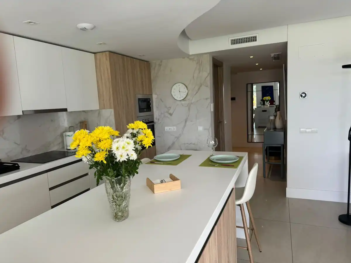 Kitchen of Apartments for sale in Sotogrande  with Air Conditioner, Private garden and Terrace