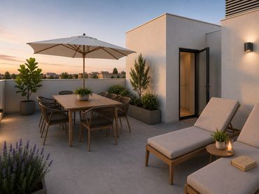 Ático de obra nueva con piscina en venta en Calle Padre Damaso 5