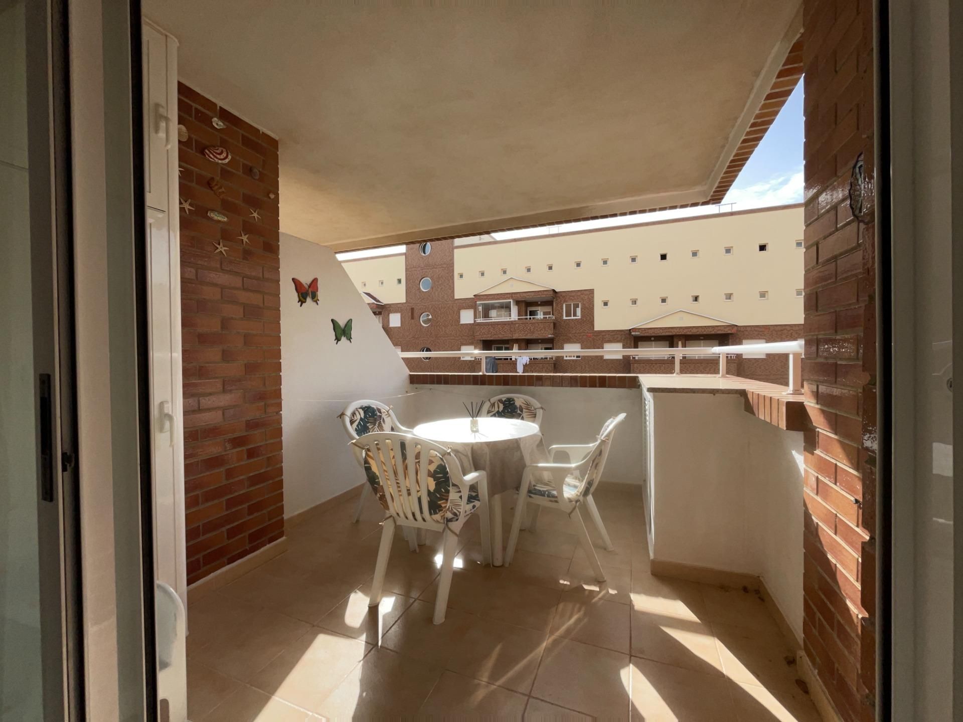 Terrassa de Apartament en venda en Oropesa del Mar / Orpesa amb Aire condicionat, Calefacció i Jardí privat