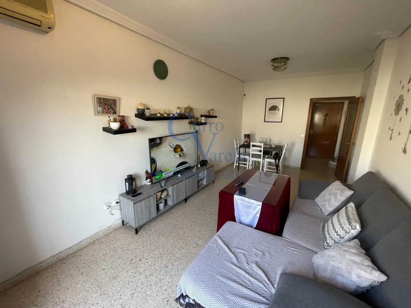 Sala de estar de Piso en venta en  Sevilla Capital con Aire acondicionado y Balcón