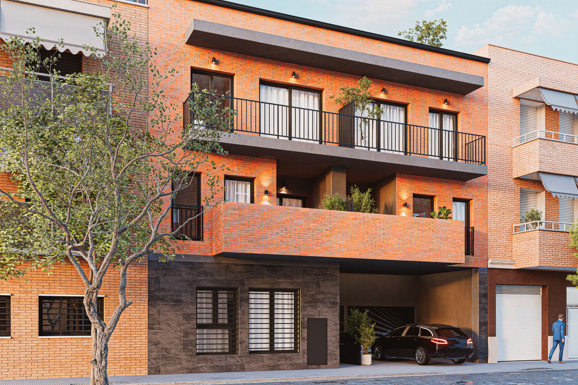 Exterior view of Duplex for sale in Cornellà de Llobregat  with Heating and Terrace