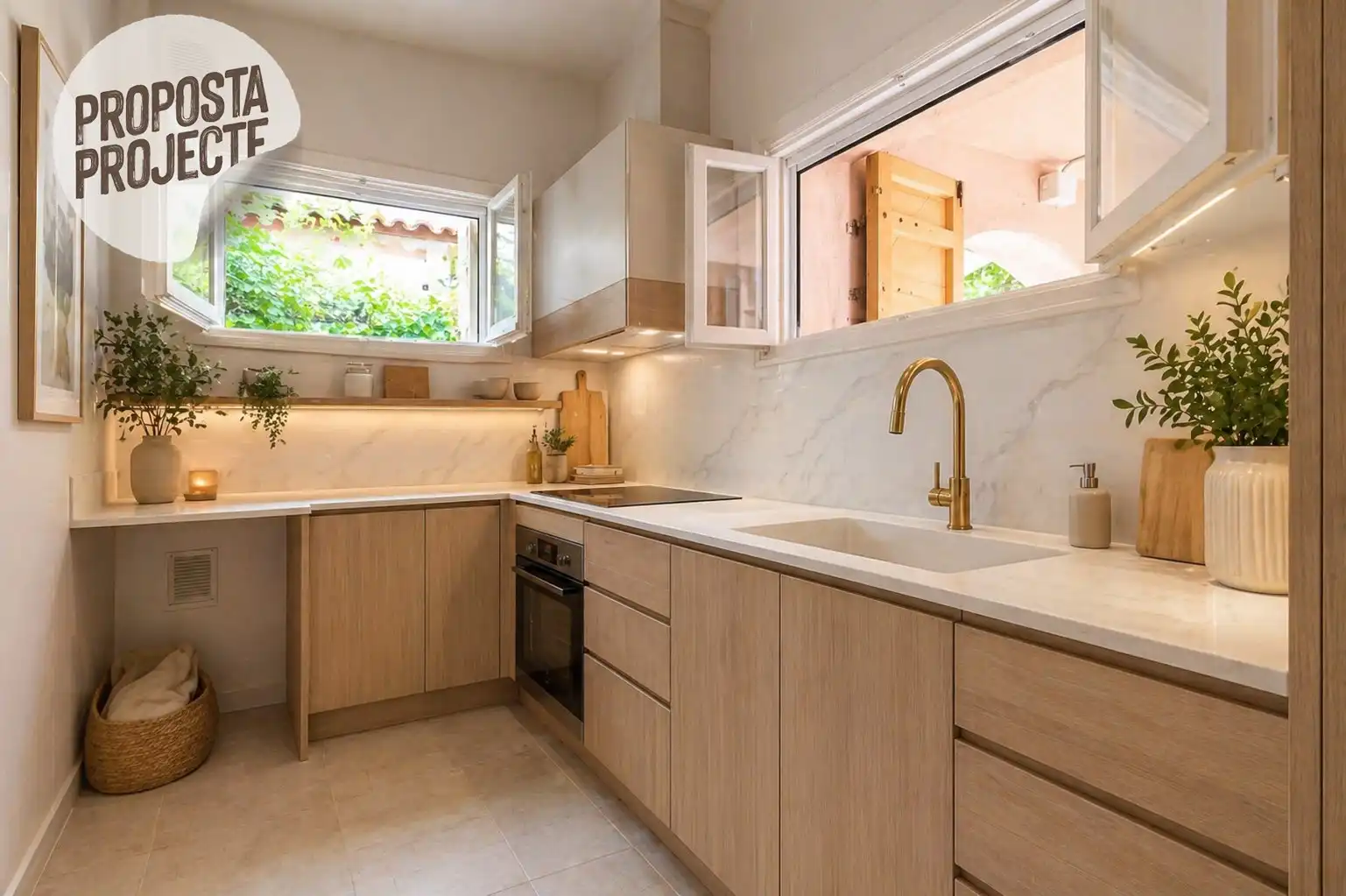 Cocina de Casa o chalet en venta en Sant Cugat del Vallès con Aire acondicionado, Calefacción y Terraza