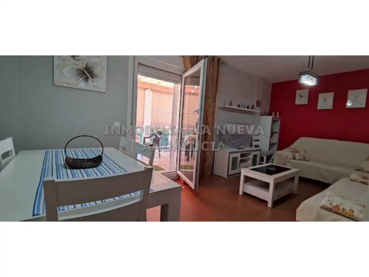 Sala d'estar de Pis de lloguer en Almería amb Aire condicionat, Jardí privat i Terrassa