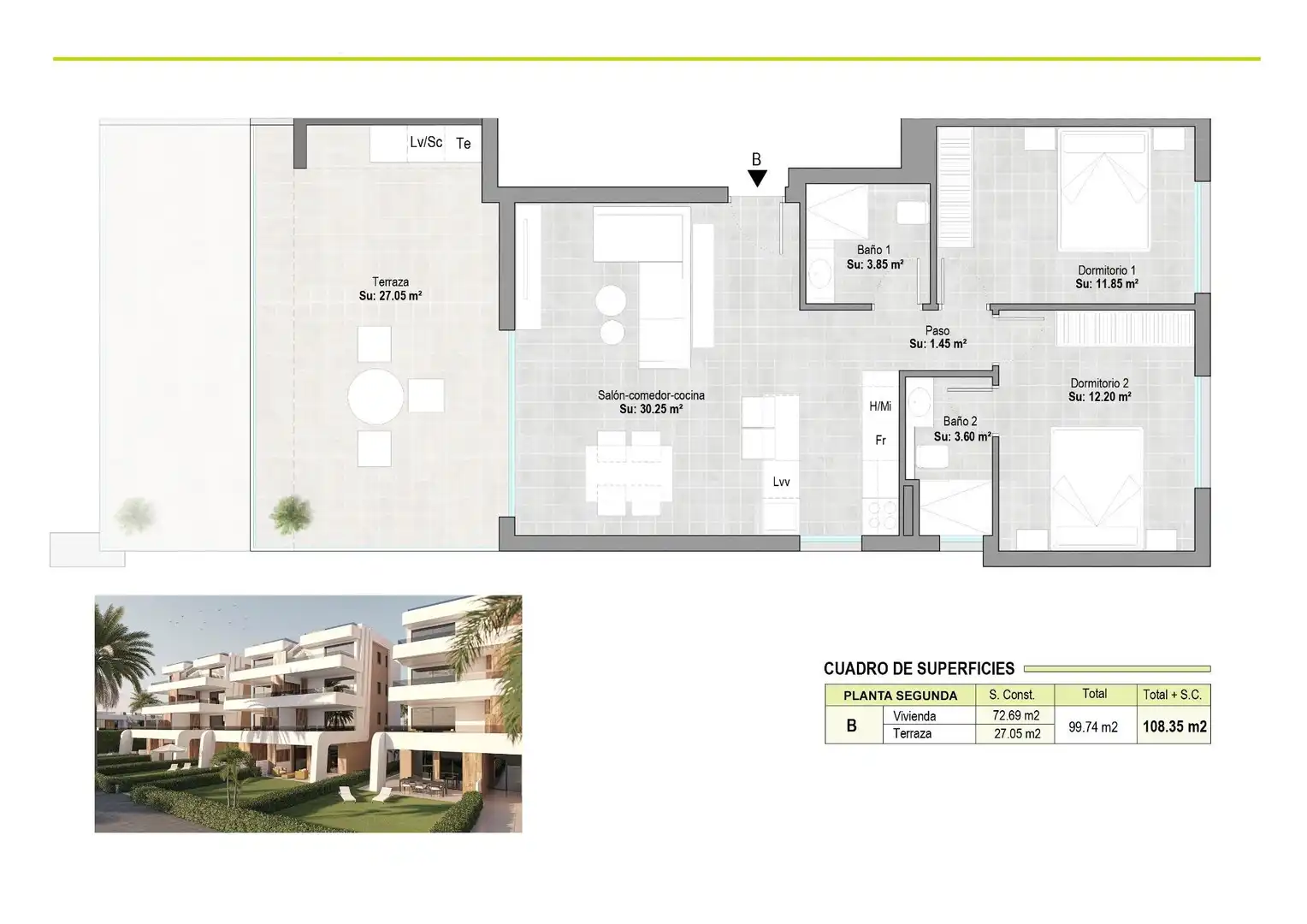 Apartament amb piscina en venda a Condado de Alhama, imagen 31