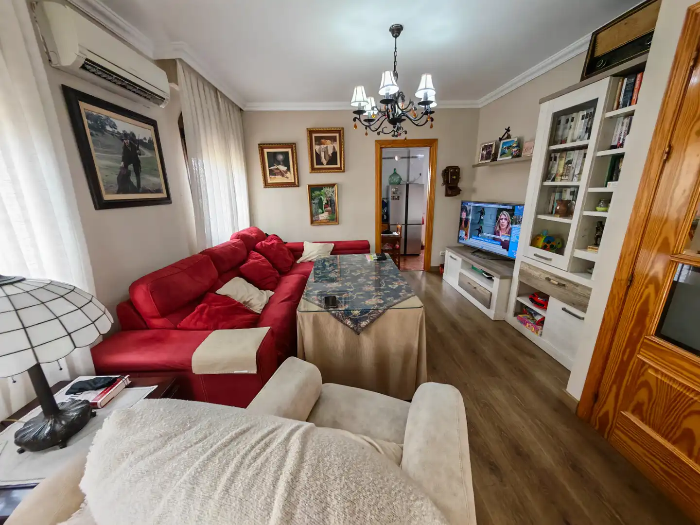 Sala de estar de Casa o chalet en venta en Alhaurín de la Torre con Aire acondicionado, Calefacción y Jardín privado