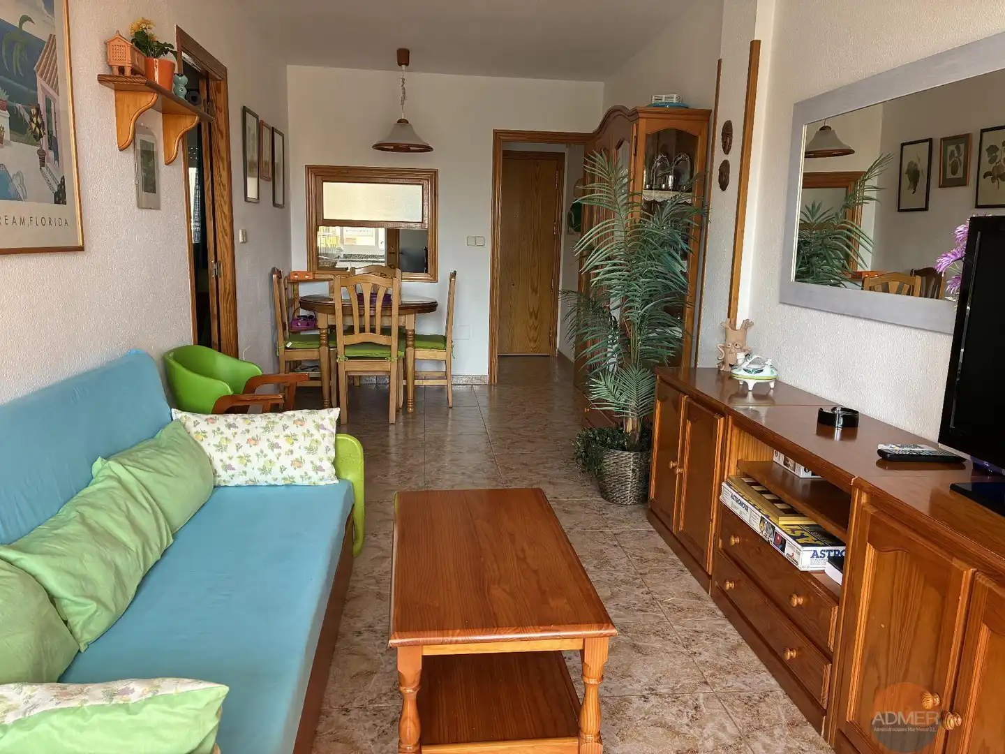 Living room of Apartments for sale in San Javier  with Terrace, Furnished and Community pool