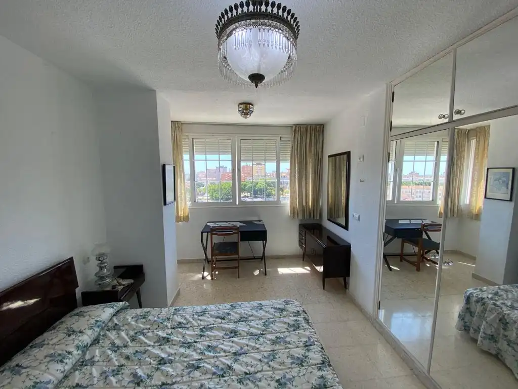 Schlafzimmer von Wohnung zur untervermieten in Málaga mit Terrasse, Möbliert und Alarm