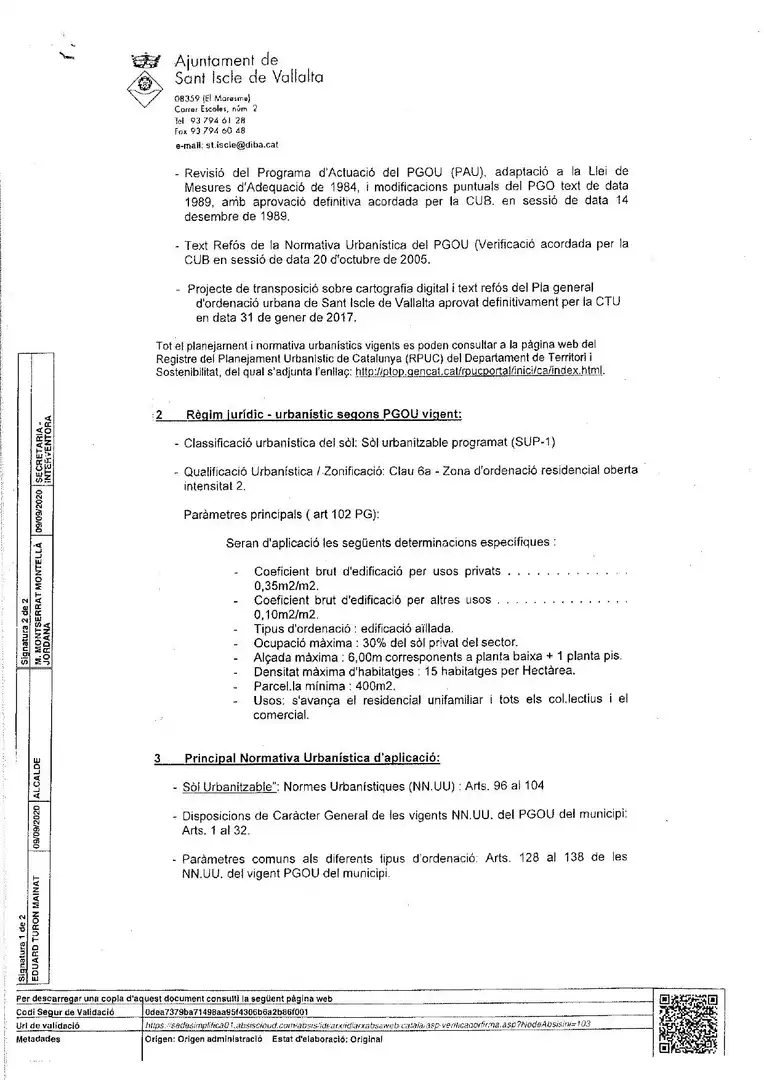 Terreno residencial en venta en Sant Iscle de Vallalta, imagen 3