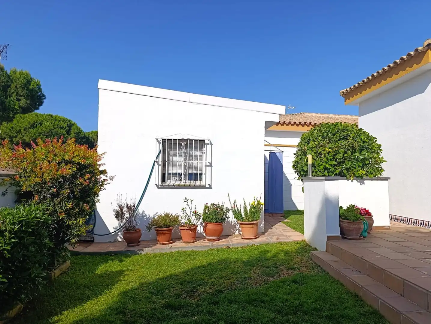 Garden of Houses for sale in Chiclana de la Frontera  with Air Conditioner, Heating and Private garden