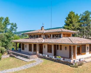 Exterior view of House or chalet for sale in Sant Boi de Lluçanès  with Heating, Private garden and Swimming Pool