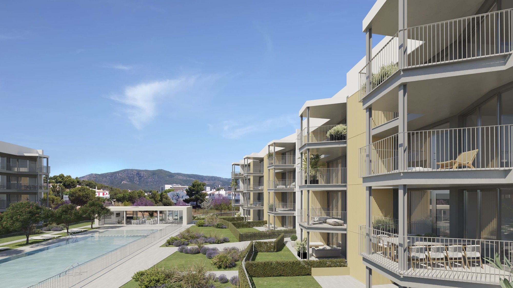 Vista exterior de Piso en venta en Calvià con Aire acondicionado, Jardín privado y Terraza