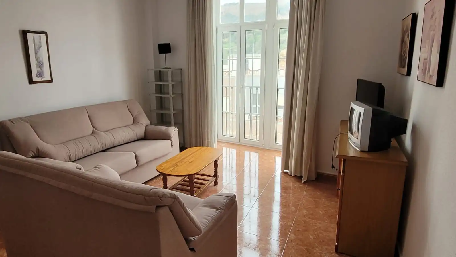 Living room of Flat for rent in Cartagena  with Air Conditioner, Furnished and Oven