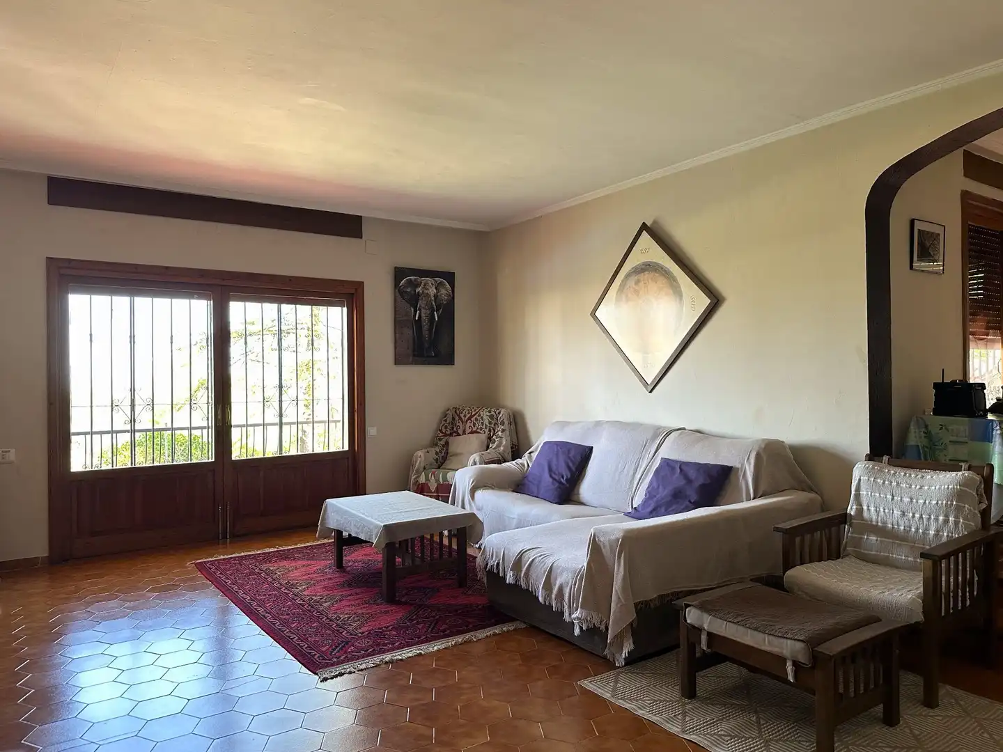 Sala de estar de Casa o chalet en venta en Agullent con Calefacción, Trastero y Amueblado