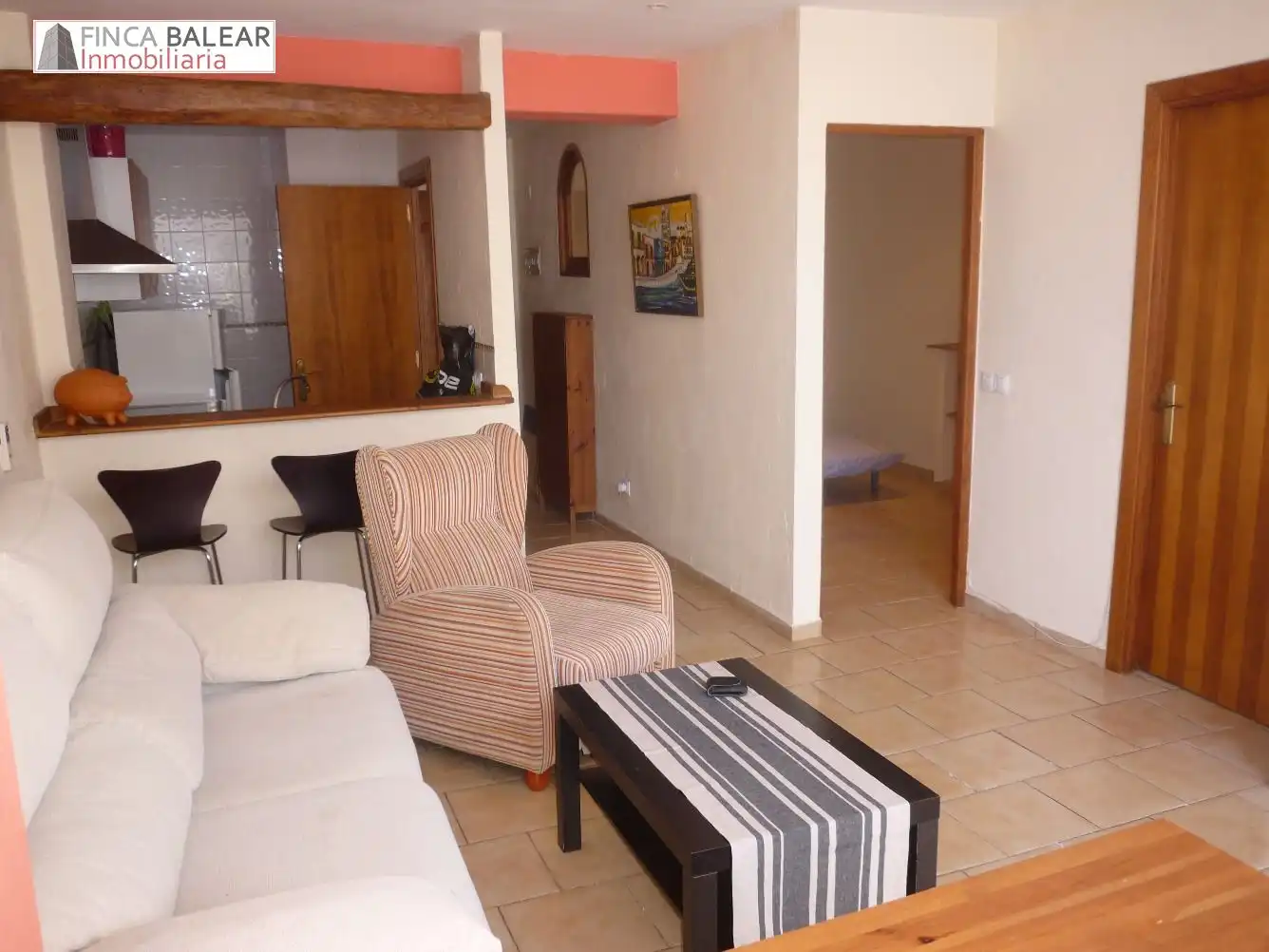 Sala de estar de Piso en venta en Llucmajor con Aire acondicionado, Terraza y Amueblado