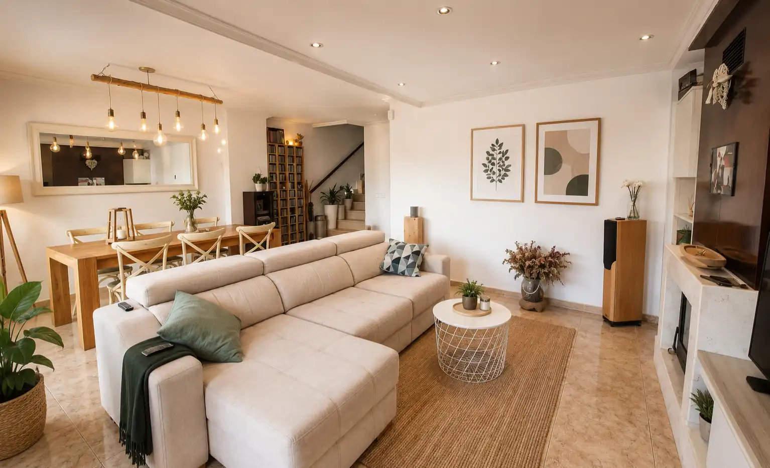 Sala d'estar de Dúplex en venda en Malgrat de Mar amb Aire condicionat, Terrassa i Moblat