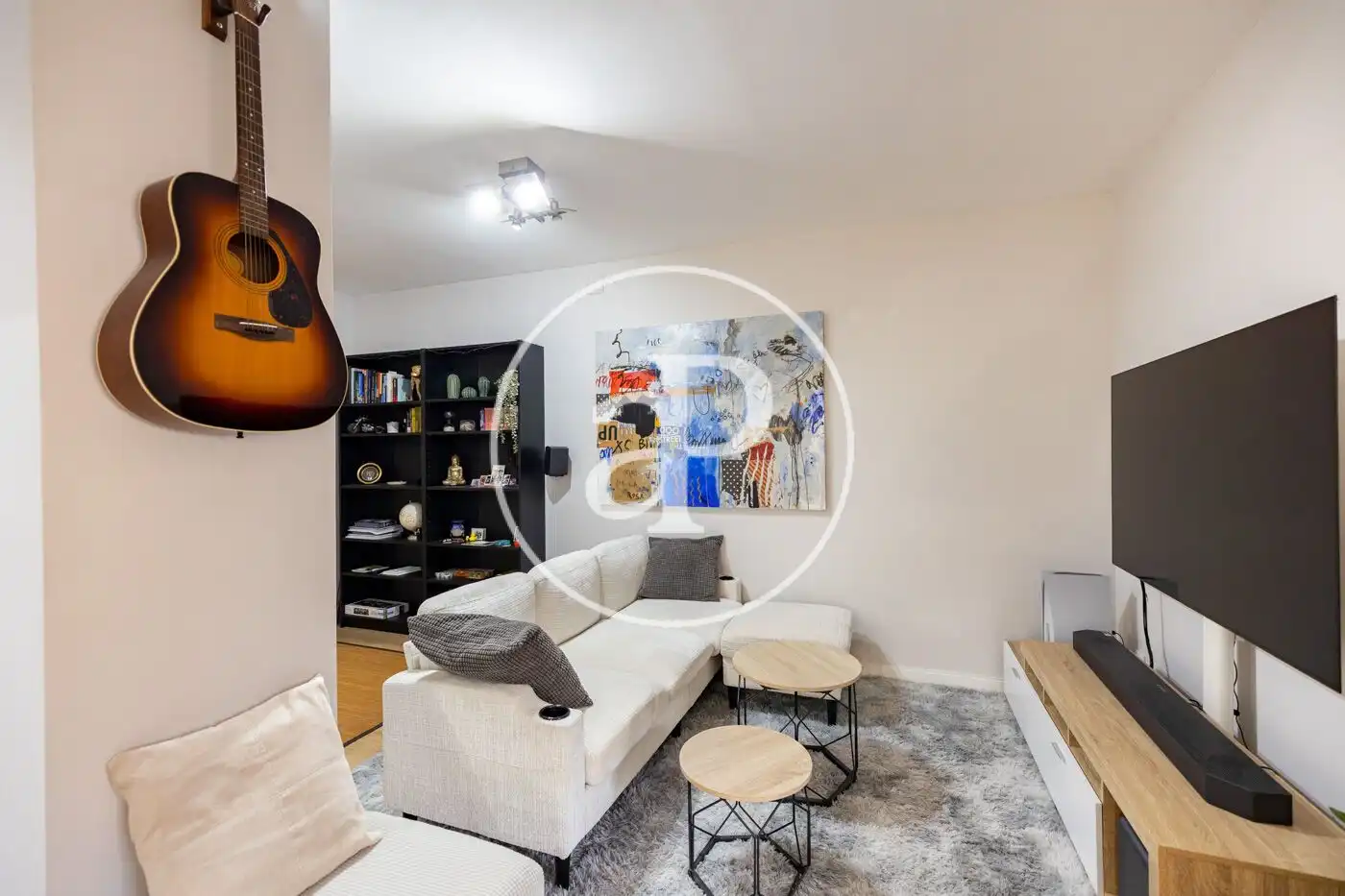 Sala de estar de Piso en venta en Sant Martí