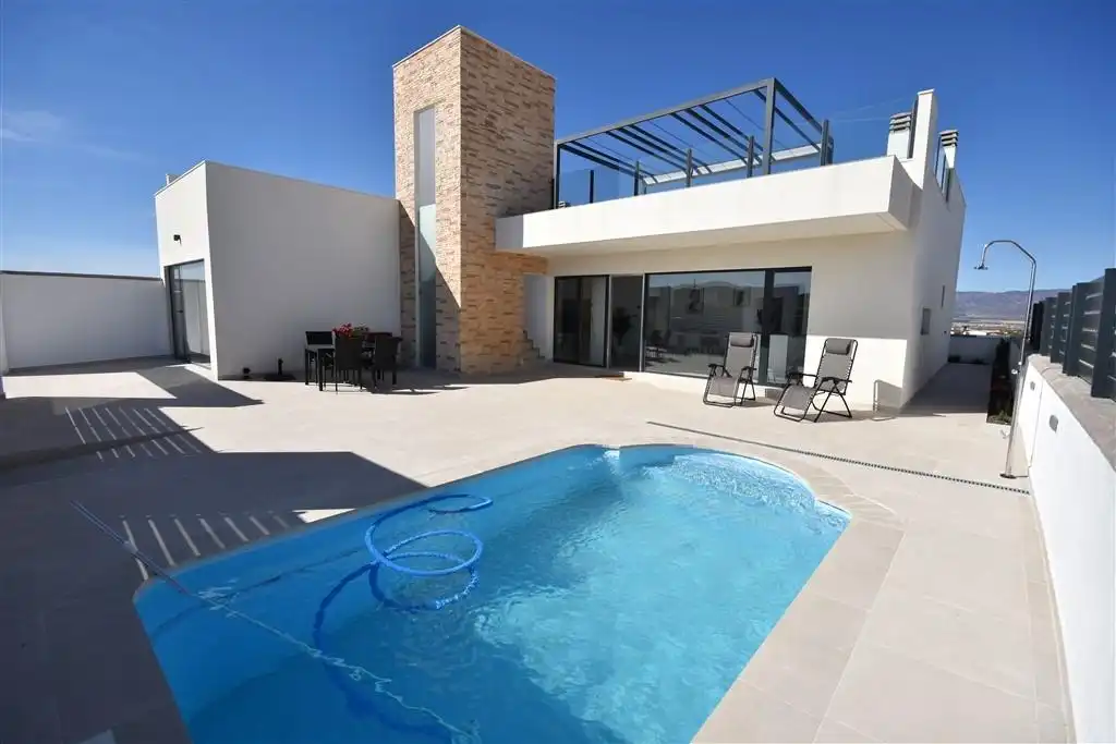 Piscina de Apartamento en venta en Fuente Álamo de Murcia con Terraza