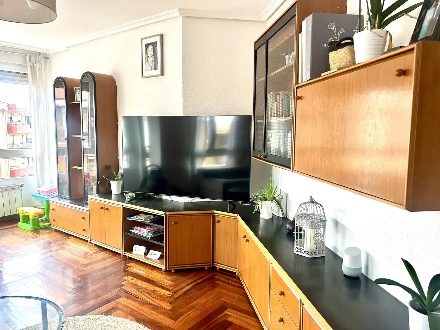 Sala de estar de Piso en venta en Camargo con Parquet, Amueblado y Balcón