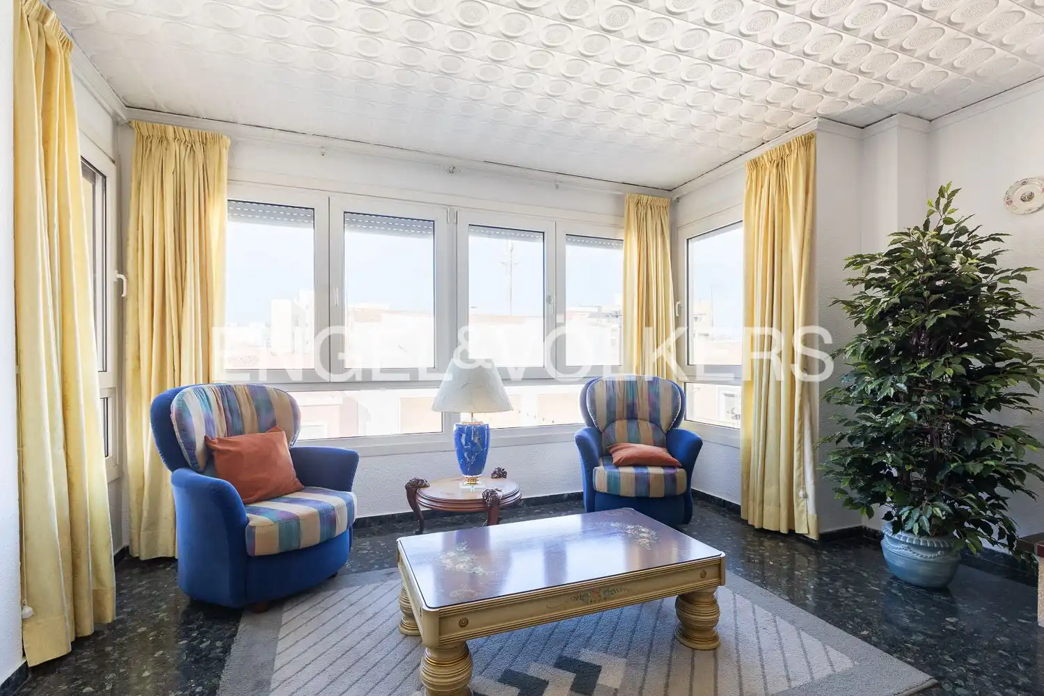 Sala de estar de Casa o chalet en venta en Alberic con Aire acondicionado, Calefacción y Terraza