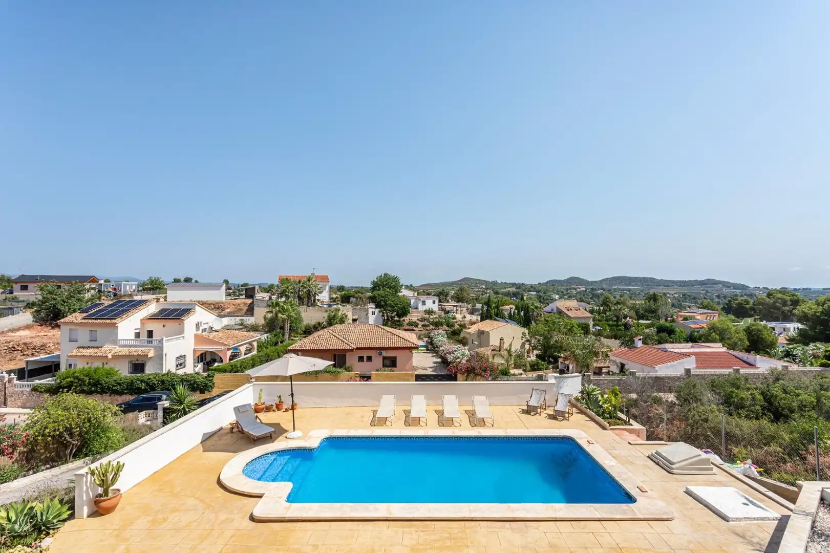 Piscina de Casa o xalet en venda en Turís amb Aire condicionat, Jardí privat i Terrassa