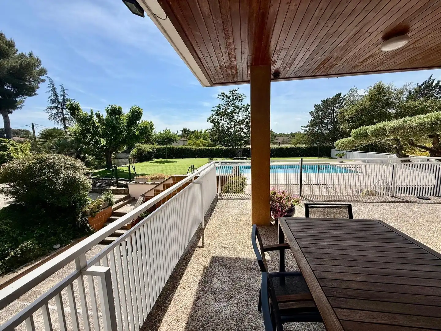 Terraza de Casa o chalet en venta en La Torre de Claramunt con Aire acondicionado, Calefacción y Jardín privado