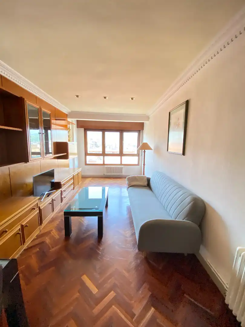 Sala de estar de Piso de alquiler en Bilbao  con Calefacción, Terraza y Amueblado