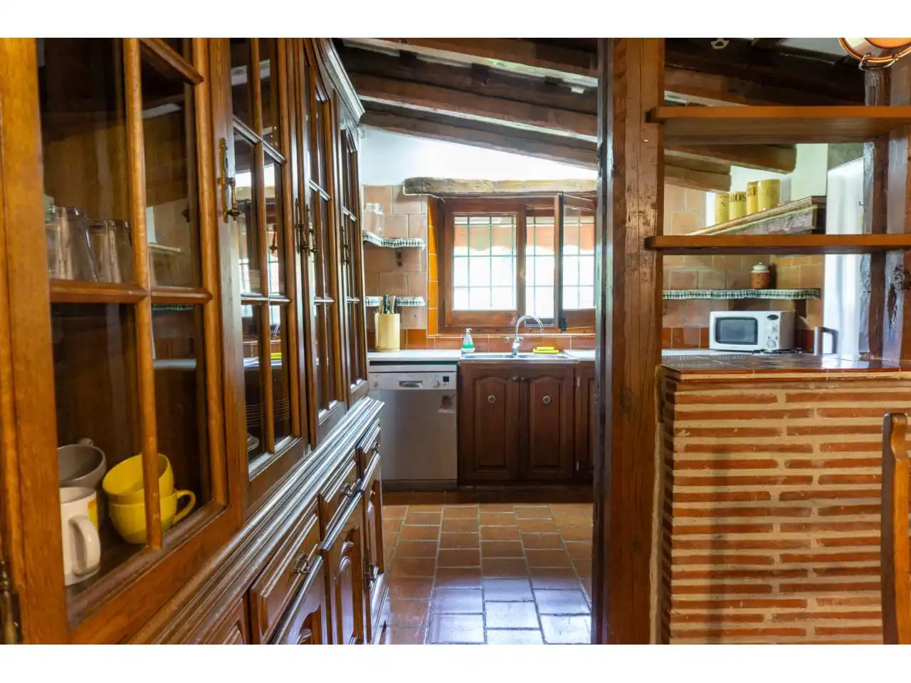 Cocina de Finca rústica en venta en Castell d'Aro, Platja d'Aro i s'Agaró con Calefacción, Jardín privado y Terraza