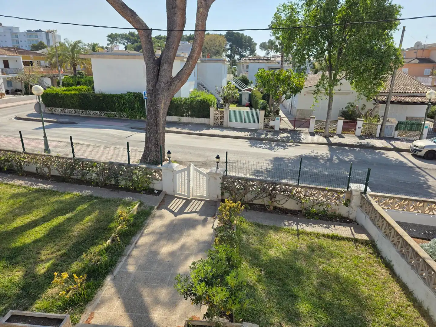 Außenansicht von Erdgeschoss zum Verkauf in Alcúdia mit Klimaanlage, Privatgarten und Terrasse