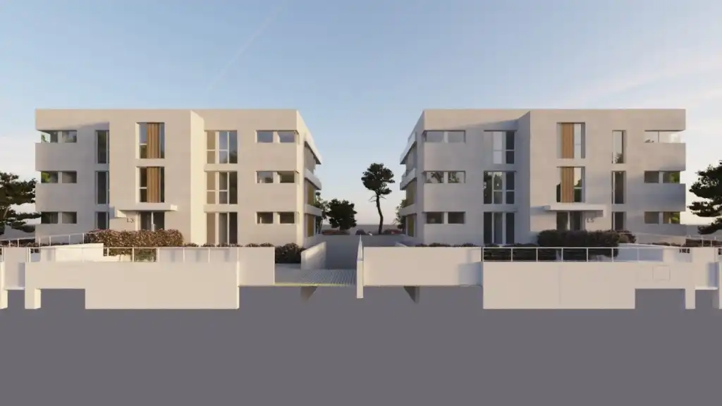 Vista exterior de Planta baixa en venda en Pollença amb Aire condicionat, Calefacció i Jardí privat