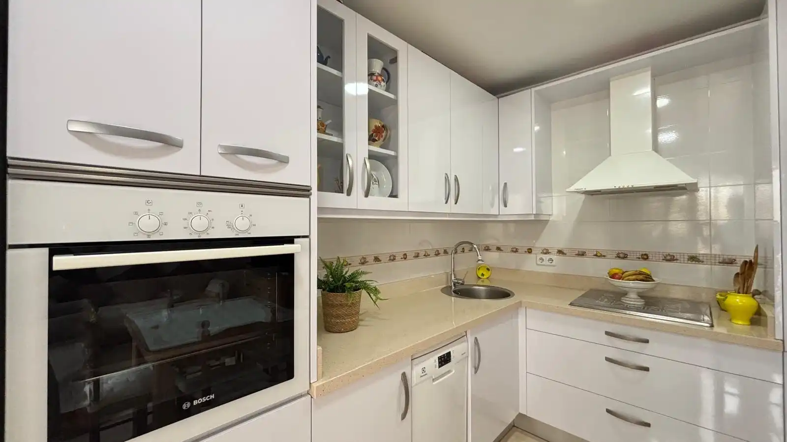 Kitchen of Flat for sale in Cartagena  with Air Conditioner, Heating and Terrace
