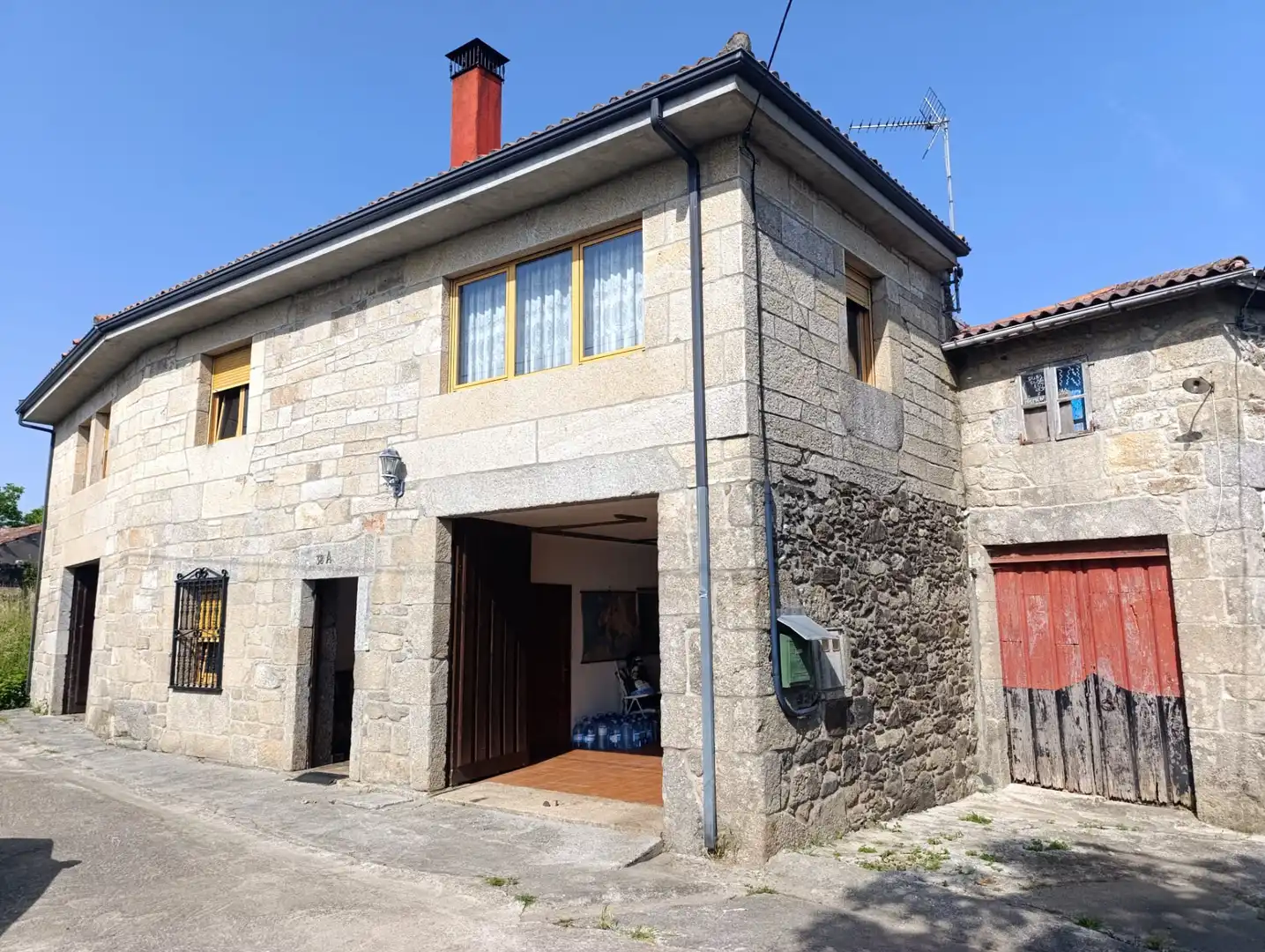 Vista exterior de Casa o chalet en venta en O Saviñao  con Jardín privado, Amueblado y Balcón