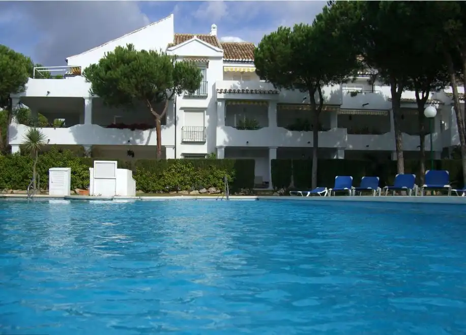 Jardín de Apartamento en venta en Estepona con Aire acondicionado, Calefacción y Terraza