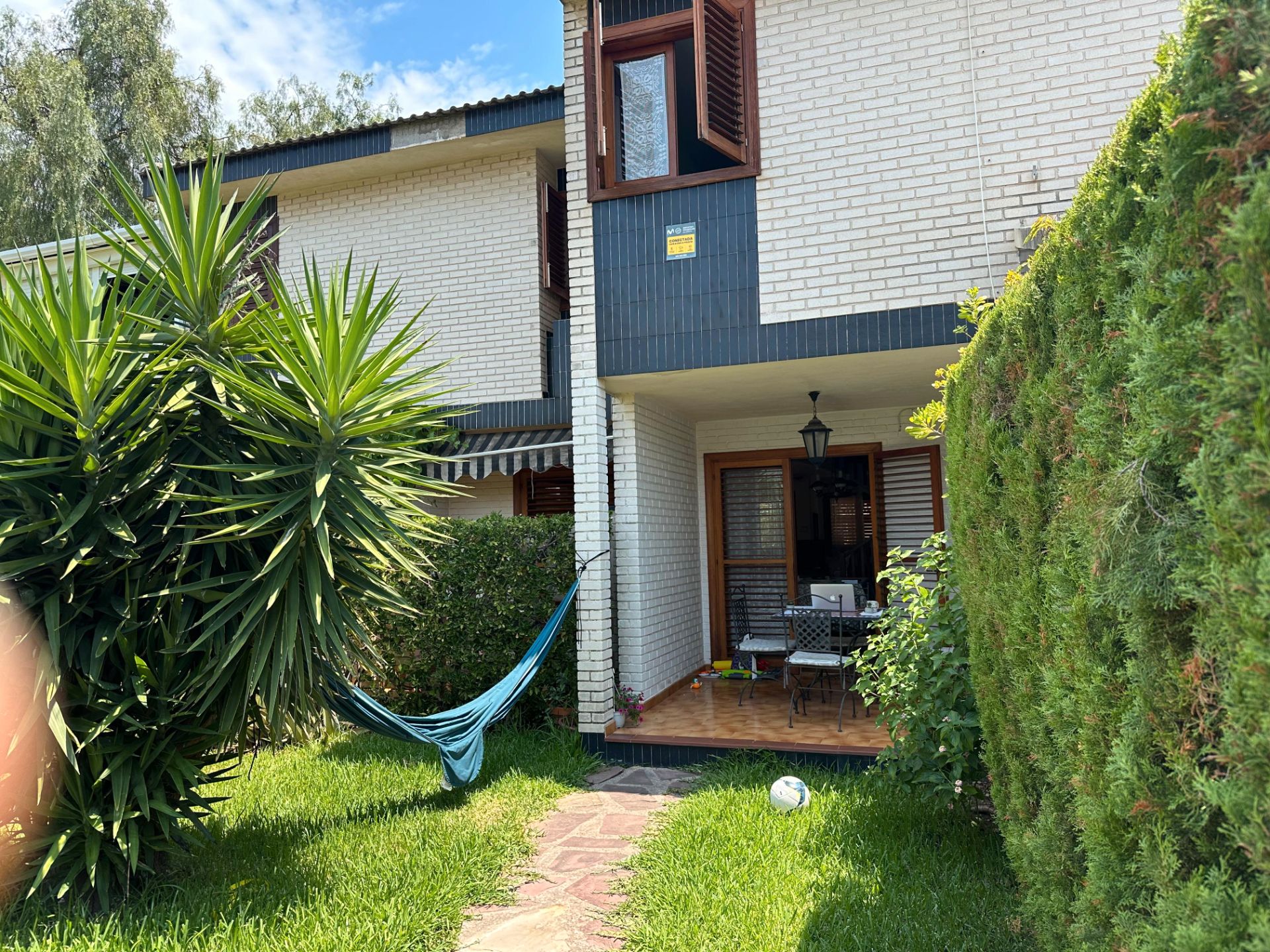Garden of Single-family semi-detached to rent in Canet d'En Berenguer  with Air Conditioner, Private garden and Terrace